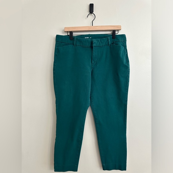 Old Navy Pixie Ankle pants, green, 16 - Picture 1 of 5